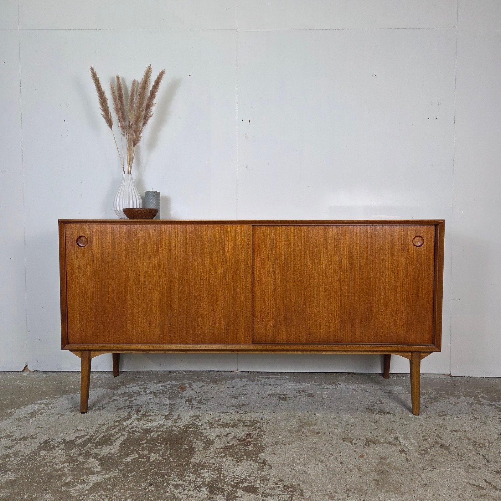 Rex Raab, Wilhelm Renz Varia-150 vintage sideboard jaren 60, Huis en Inrichting, 150 tot 200 cm, Teakhout, 25 tot 50 cm, Nvt