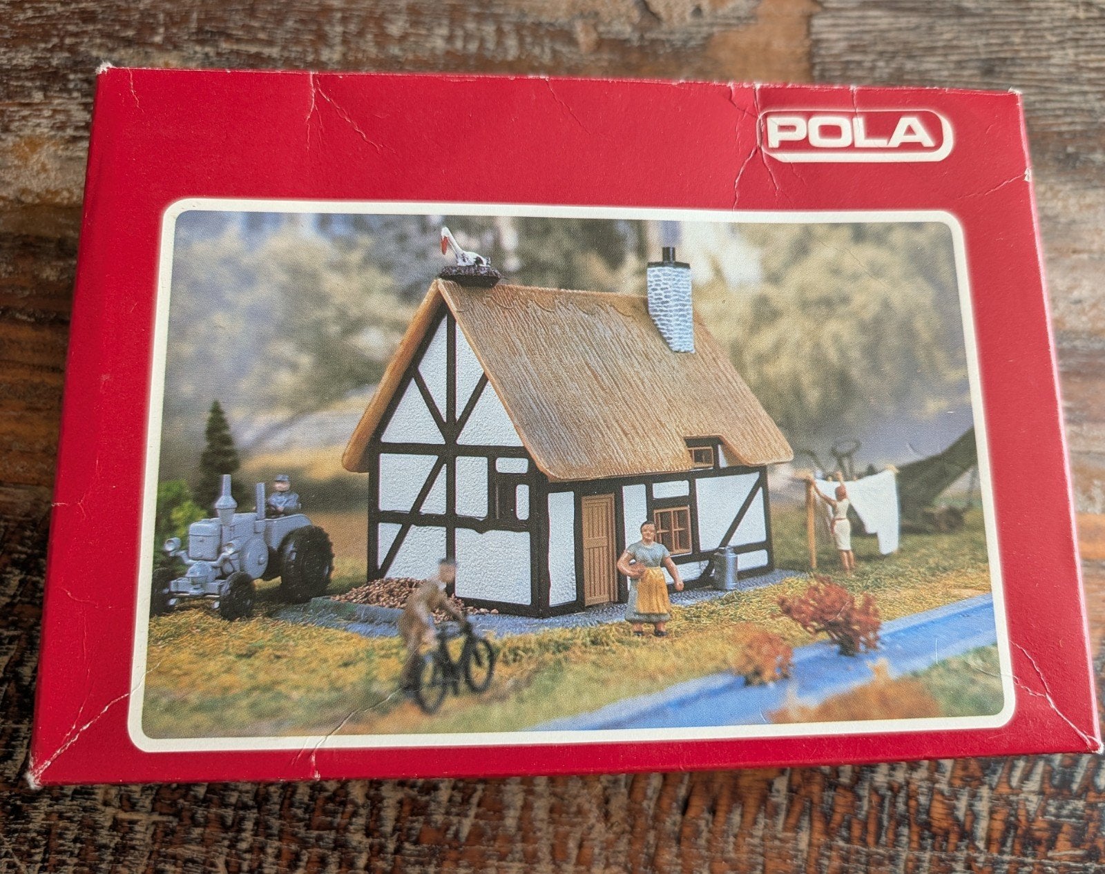 Pola H0 516 - Boerderij met rieten dak, Hobby en Vrije tijd, Ophalen of Verzenden, Nieuw, Brug, Tunnel of Gebouw, Overige merken