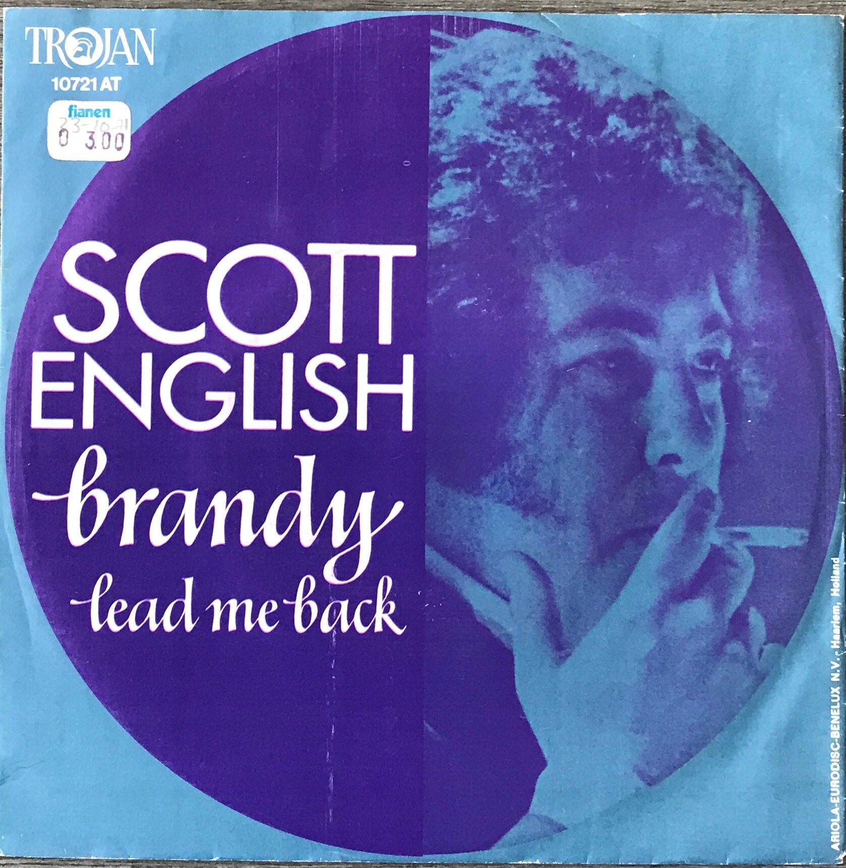 Scott English - Brandy (NL’71) ALS NIEUW(Tip/UK12/US91), Verzenden, Zo goed als nieuw, 7 inch