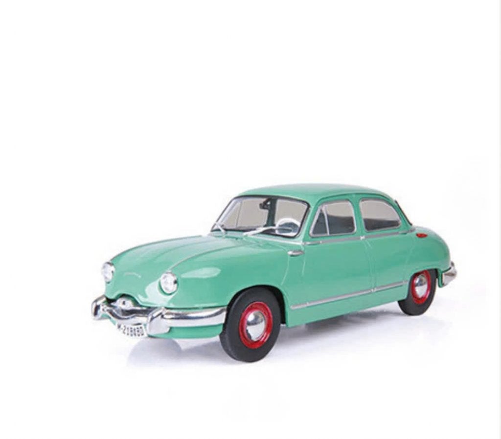 PANHARD DYNA Z '58 groen 1/24 Spaanse coches inolvidables 68, Hobby en Vrije tijd, Verzenden, Nieuw, Auto, Overige merken