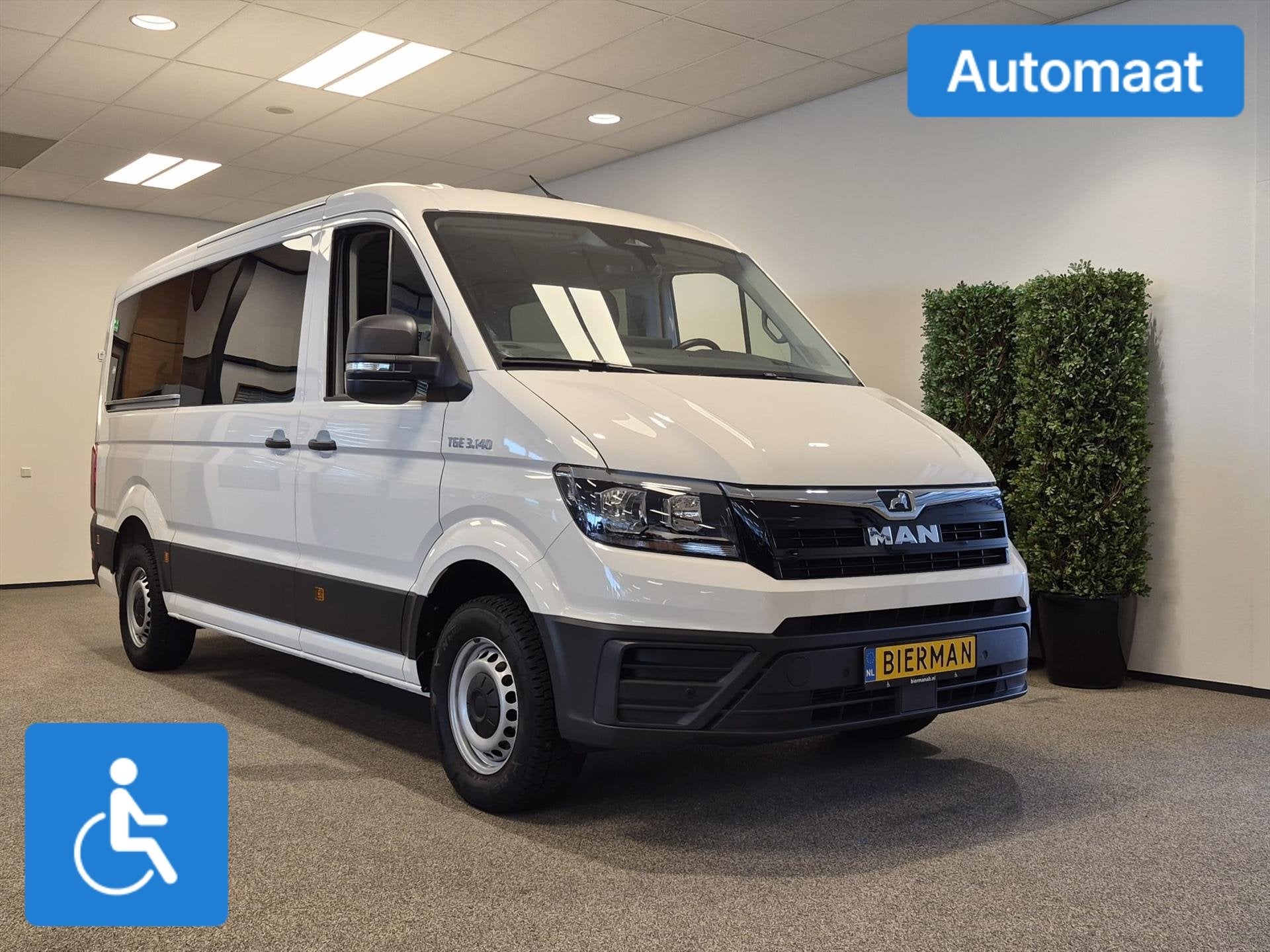 Man Tge L3H2 Rolstoelbus Automaat Rolstoel geschikt, Auto's, Automaat, 12 maanden, Stof, Gebruikt