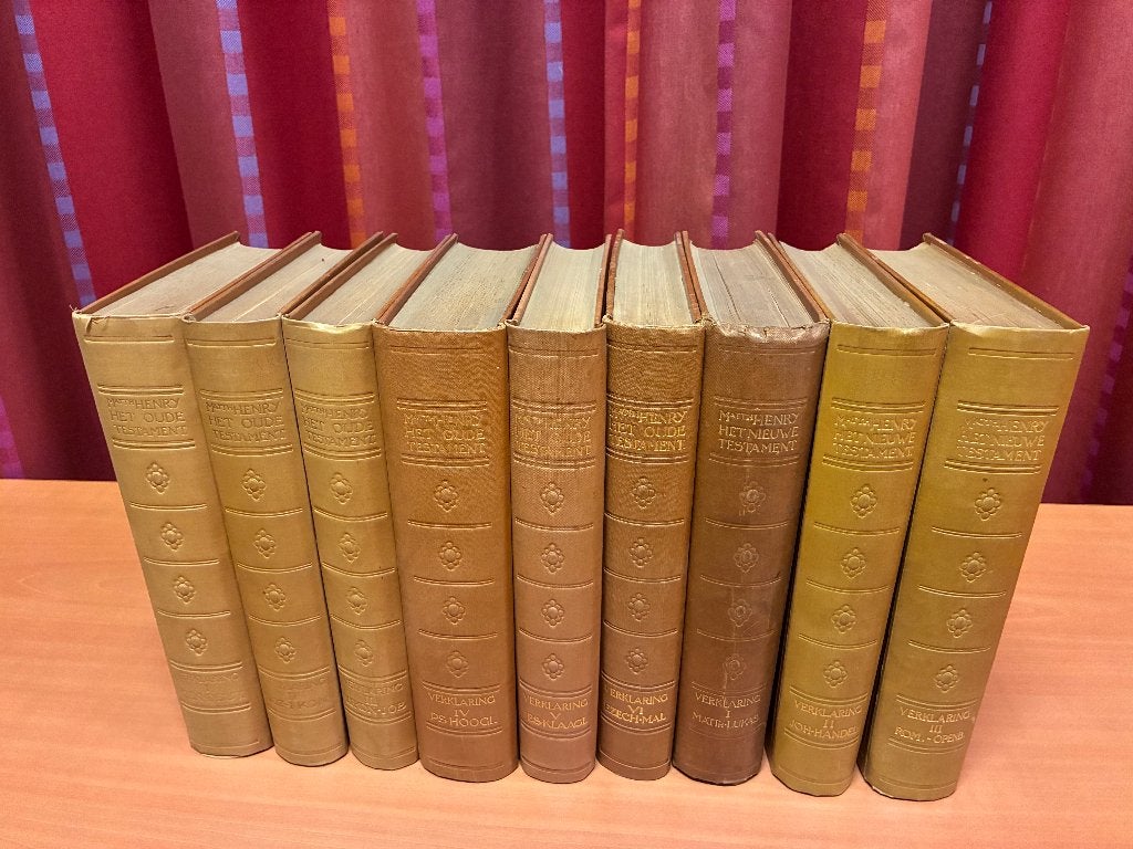 Matthew Henry - Bijbelverklaring (9 delen compleet), Gelezen, Christendom | Protestants, Ophalen of Verzenden, Matthew Henry