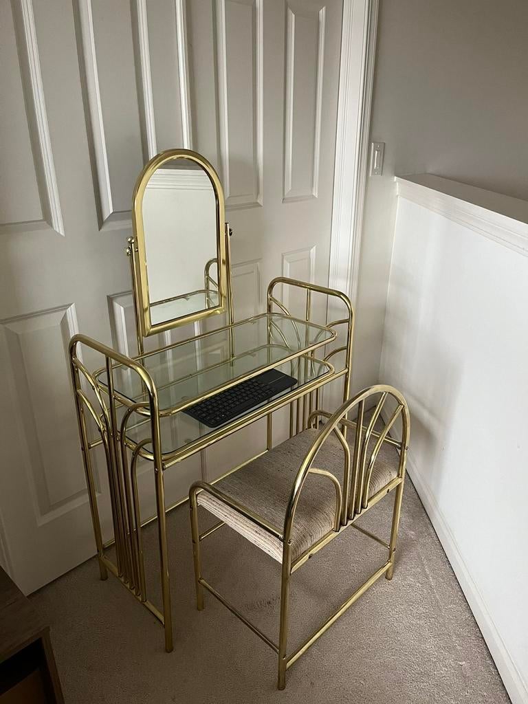 Vintage Kaptafel, Huis en Inrichting, Tafels | Kaptafels, Ophalen, Zo goed als nieuw, 50 tot 100 cm, Minder dan 100 cm