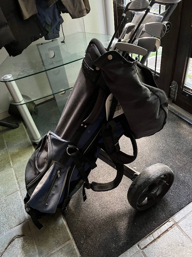 Johnsen dames  golfset met golftrolley, Ophalen, Gebruikt