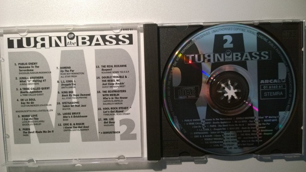 Turn Up The Bass Rap Volume 2, Cd's en Dvd's, Ophalen of Verzenden, Zo goed als nieuw, Hiphop en Rap, Album