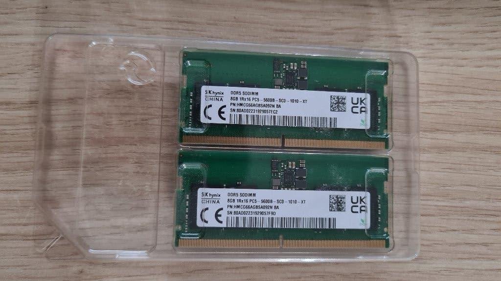 SK Hynix 8GB DDR5 5600MHz SODIMM Laptop RAM (PC5-5600B), Computers en Software, RAM geheugen, Ophalen, 8 GB, Nieuw, DDR5
