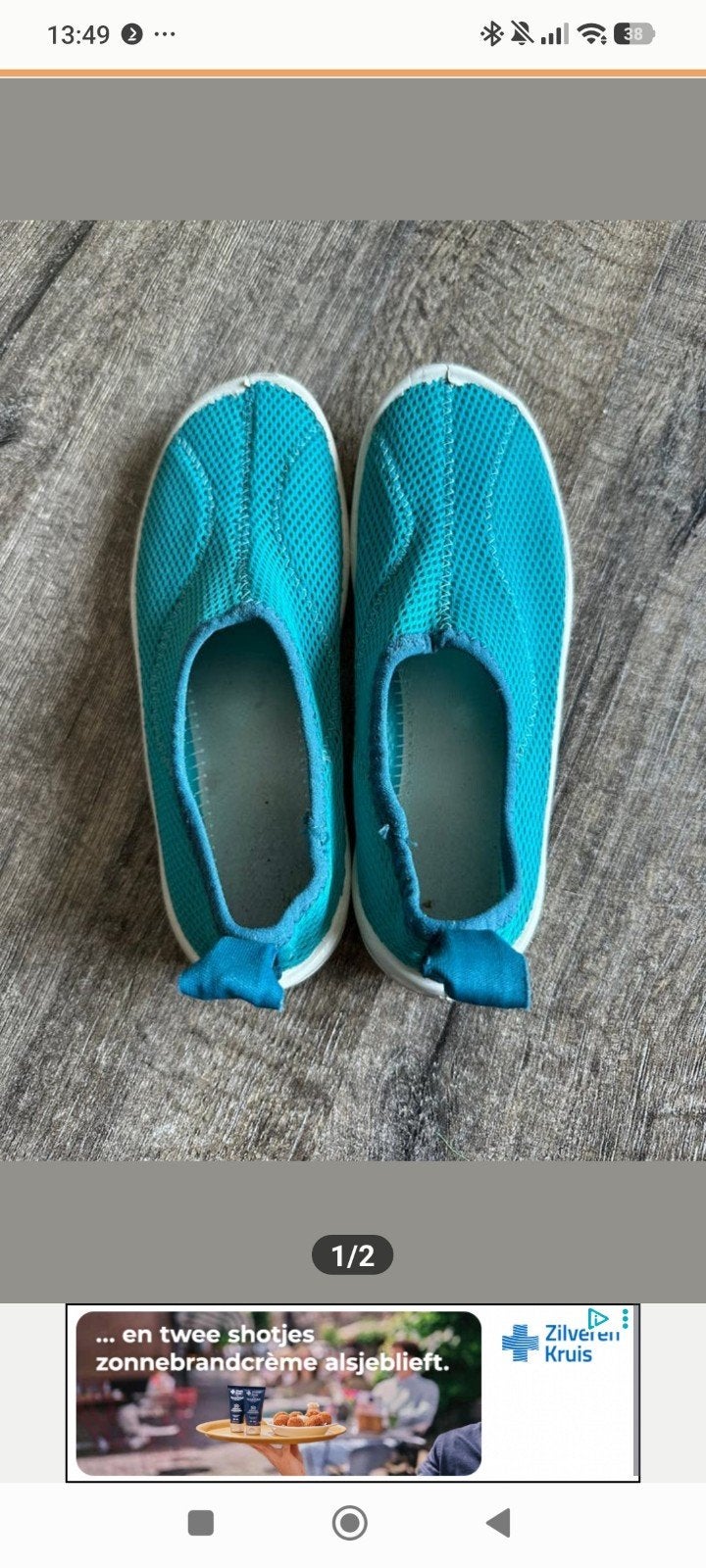 Water/surfschoenen maat 30/32, Watersport en Boten, Ophalen of Verzenden, Gebruikt, Kind, Zeil- of Surfschoenen