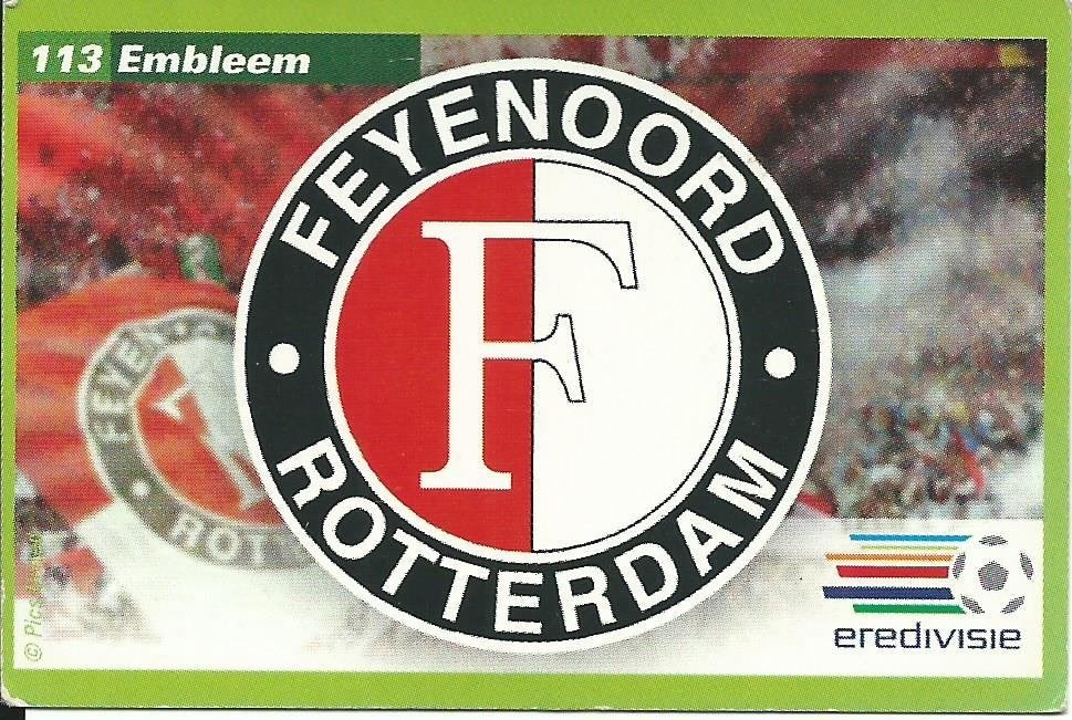2007-2008 plaatjes World on Line Feyenoord 5x, Ophalen of Verzenden, Zo goed als nieuw, Feyenoord, Poster, Plaatje of Sticker
