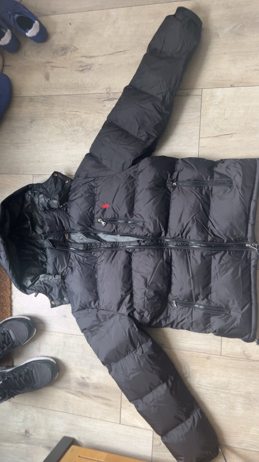 Polo Ralph Lauren donsjack - Zwart - Maat M, Kleding | Heren, Ophalen of Verzenden, Nieuw, Maat 52/54 (L), Zwart