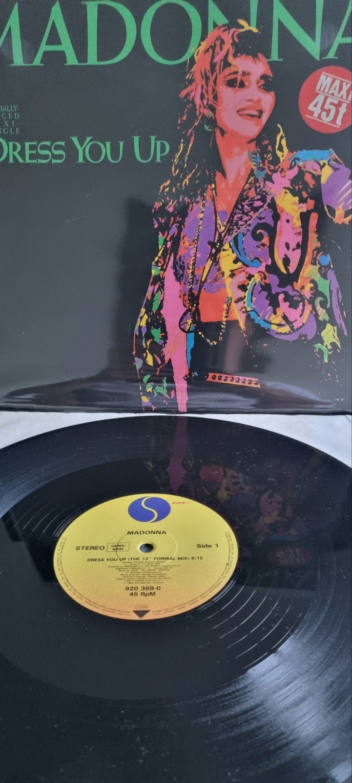 Madonna - Dress You Up (Vinyl Single), Cd's en Dvd's, Gebruikt, Pop, Ophalen of Verzenden, EP