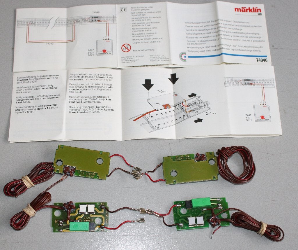 Marklin ontstoring print, Ophalen of Verzenden, Zo goed als nieuw, Märklin, Transformator of Voeding
