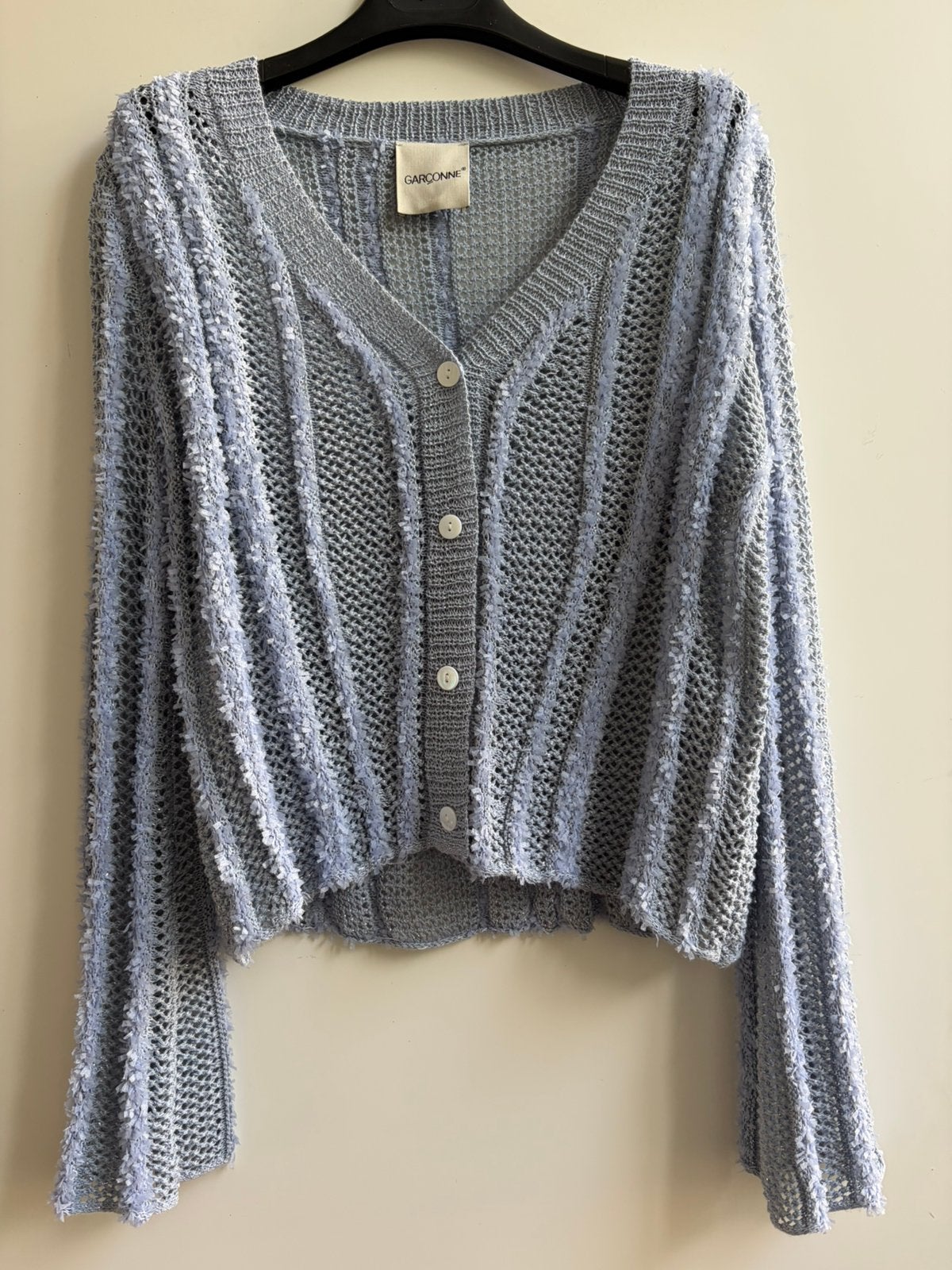 GARCONNE vestje lichtblauw met details mt TU, -, Blauw, Parijs, Nieuw