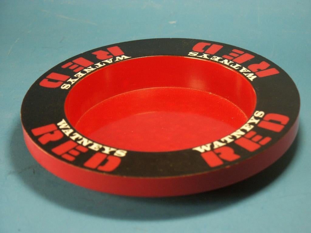 vintage ASBAK ~ Watneys Red Traditional BEER ~ Ashtray 1970, Ophalen of Verzenden, Zo goed als nieuw, Gebruiksvoorwerp