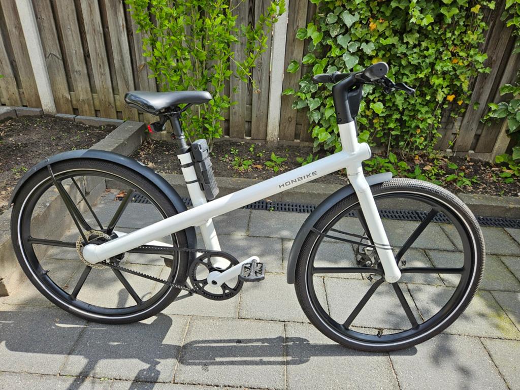Honbike Uni4, sportieve elektrische fiets!, Gebruikt, 47 tot 51 cm, 50 km per accu of meer, Ophalen