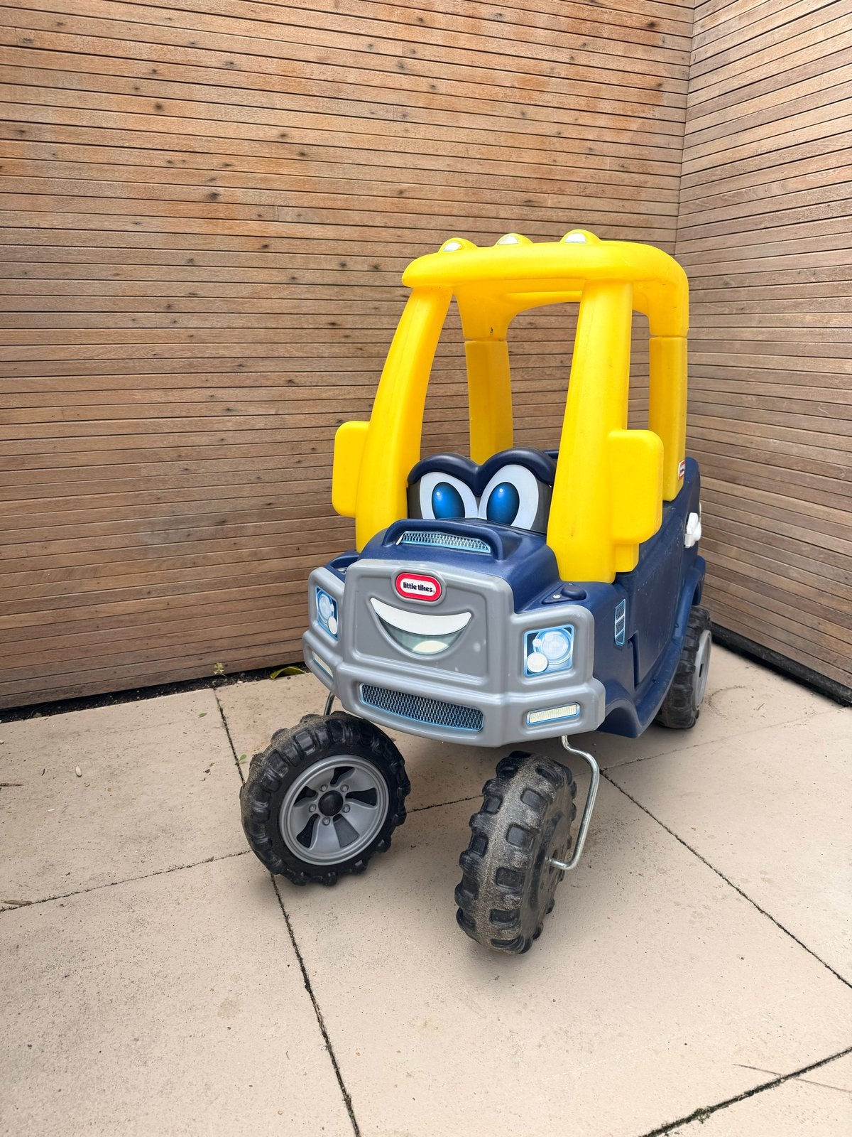 Little Tikes Loopauto Blauw/Geel, Ophalen, Gebruikt, Loopvoertuig