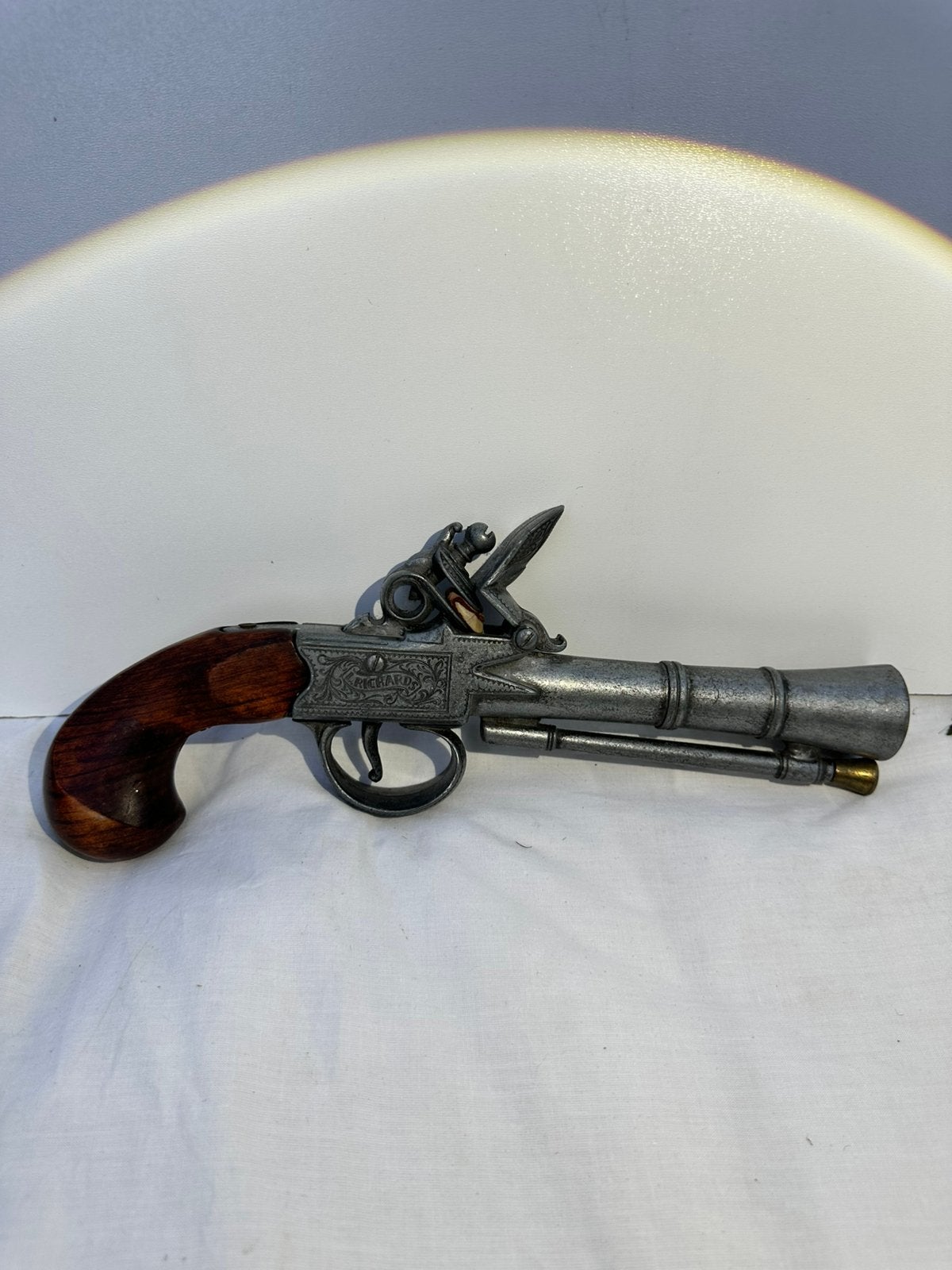 Decoratieve Lucknow Flintlock Pistol–18e-eeuws model/replica, Ophalen of Verzenden
