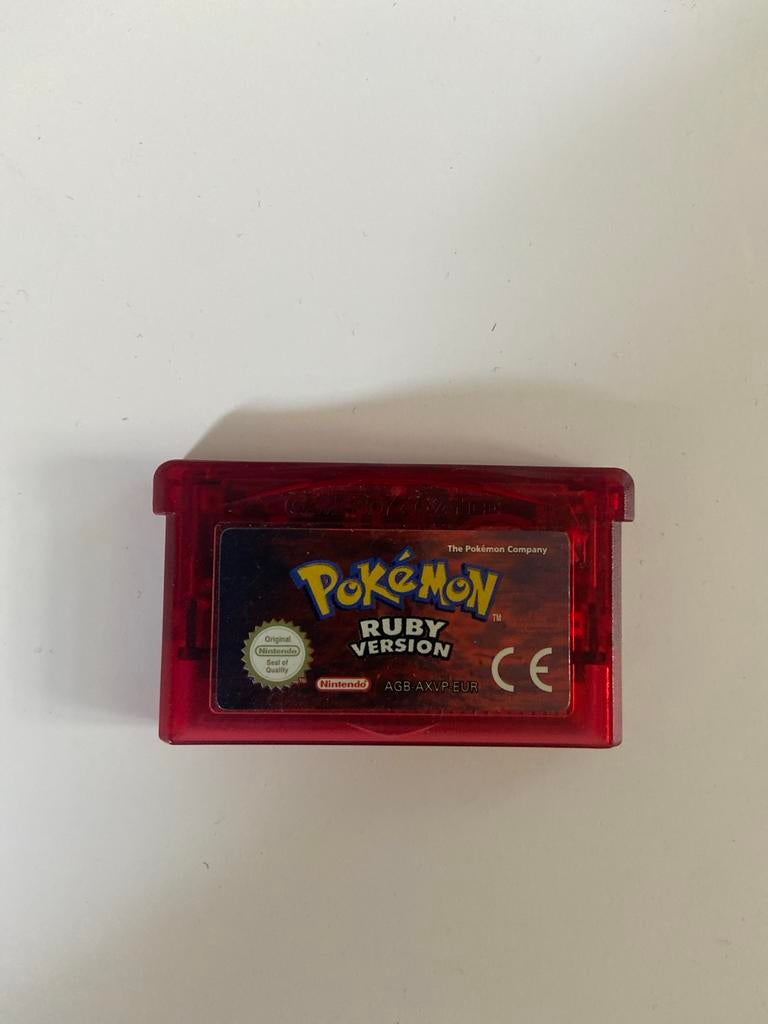 Pokémon Ruby Version - Game Boy Advance (GBA), Spelcomputers en Games, Games | Nintendo Game Boy, Gebruikt, 1 speler, Ophalen of Verzenden