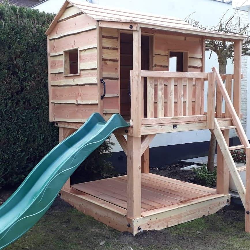 BOOMHUT VILLA speeltoren speelhuis klimtoren speeltoestel, Ophalen, Nieuw, Schommel, Aanbouwonderdeel