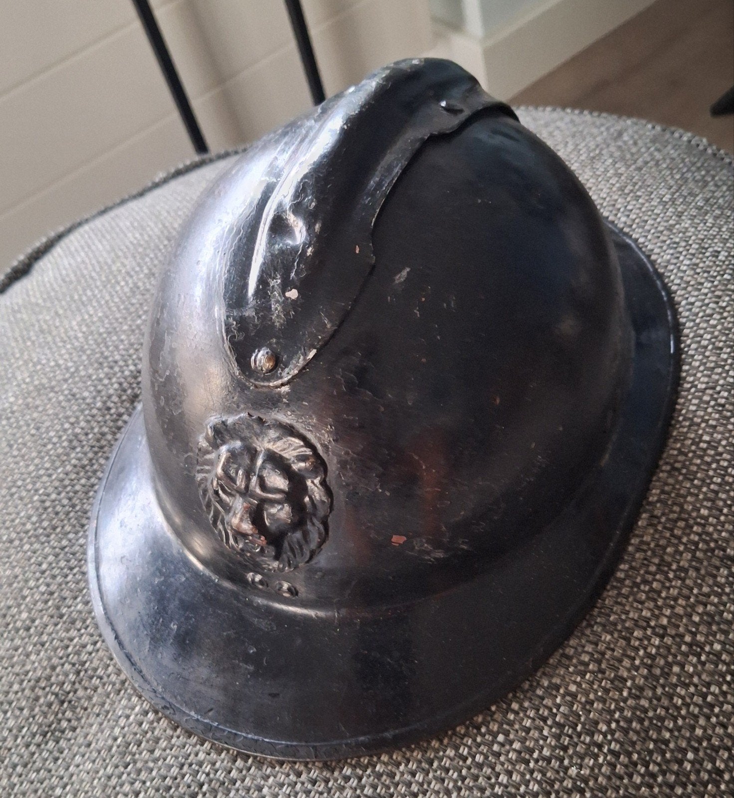 Belgische M26 RIJKSWACHT helm., Ophalen of Verzenden, Landmacht, Overige gebieden, Helm of Baret