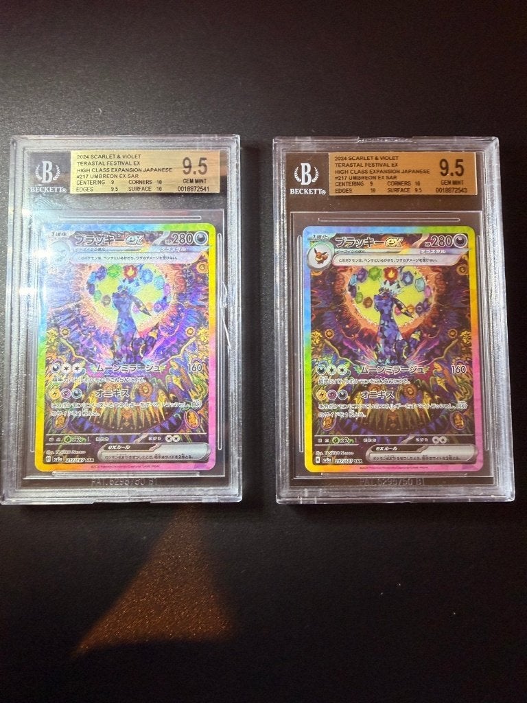 Umbreon EX #217 BGS 9,5, Ophalen of Verzenden, Nieuw, Losse kaart, Foil