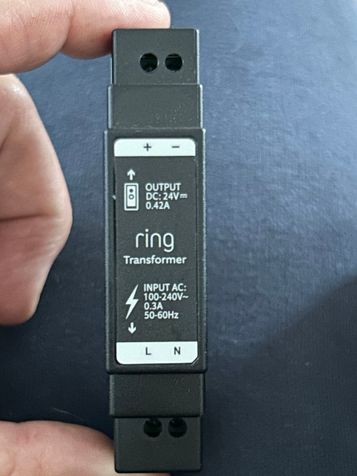 Ring Transformer 24V DC 0.42A -, Ophalen of Verzenden, Zo goed als nieuw, Overige merken, Overige typen