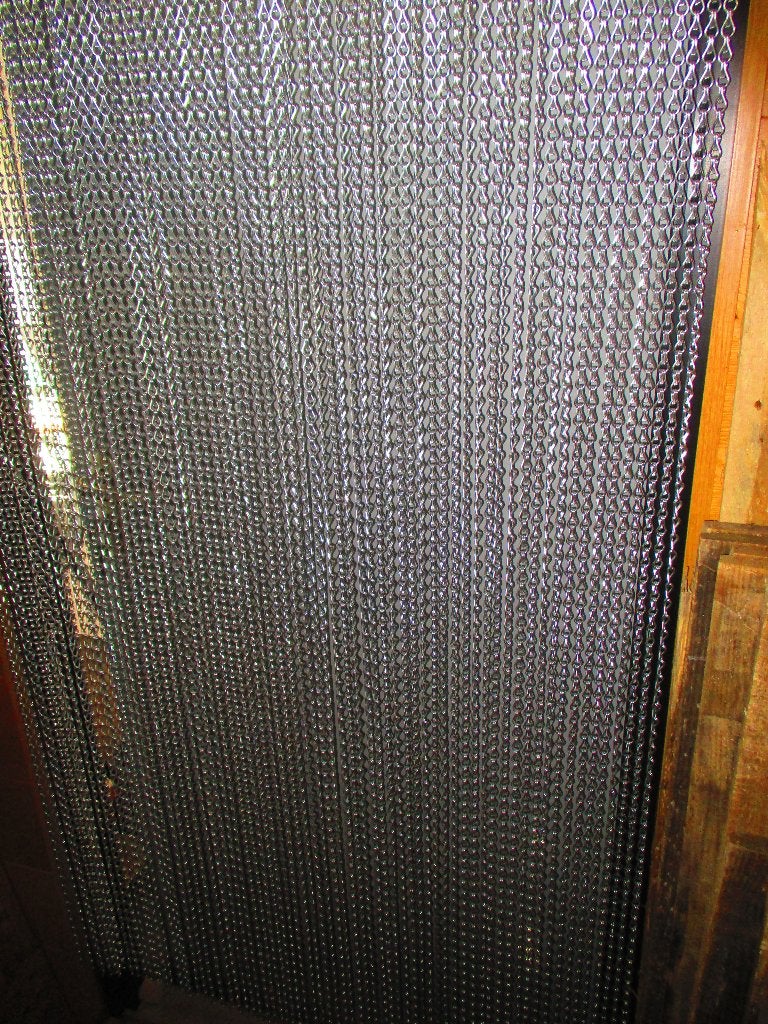 vliegengordijn aluminium, Ophalen, 80 tot 100 cm, Hordeur, Zo goed als nieuw