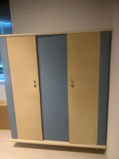 Vintage kledingkast, Gebruikt, 100 tot 150 cm, Ophalen of Verzenden, 150 tot 200 cm