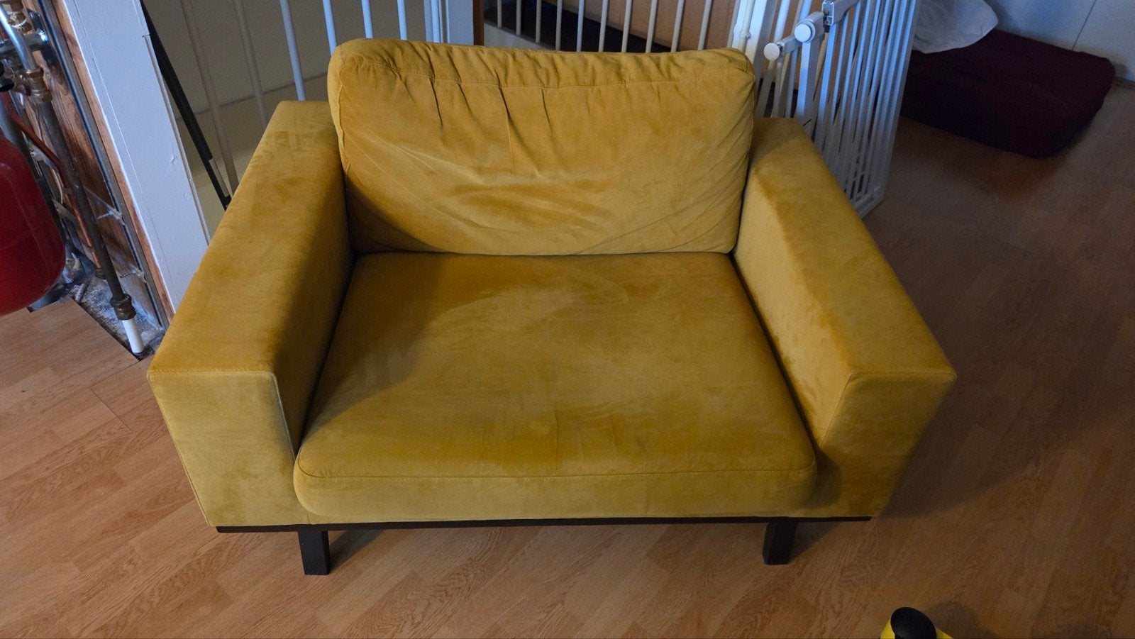 NOUS living loveseat Torino, Huis en Inrichting, Fauteuils, Modern, Comfortabel, 75 tot 100 cm, Ophalen of Verzenden, Zo goed als nieuw