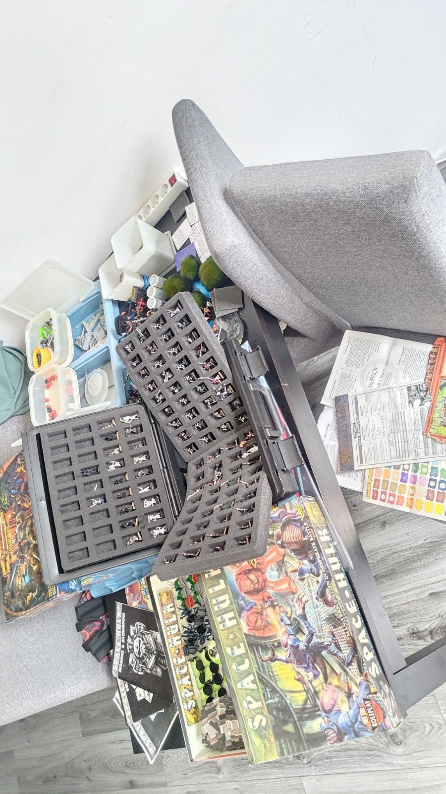 Warhammer40k collectie,games workshop koffer/diorama koffer., Ophalen, Gebruikt, Figuurtje(s), Warhammer 40000