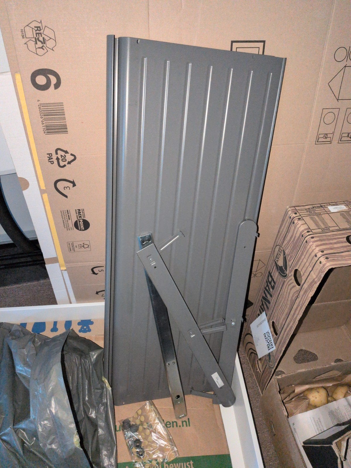 Ikea KOMPLEMENT Uittrekbaar schoenenrek 100x58 grijs, Huis en Inrichting, Ophalen, Zo goed als nieuw