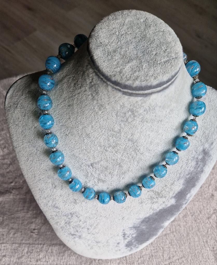 Collier Muranoglas, Ophalen of Verzenden, Overige materialen, Ketting