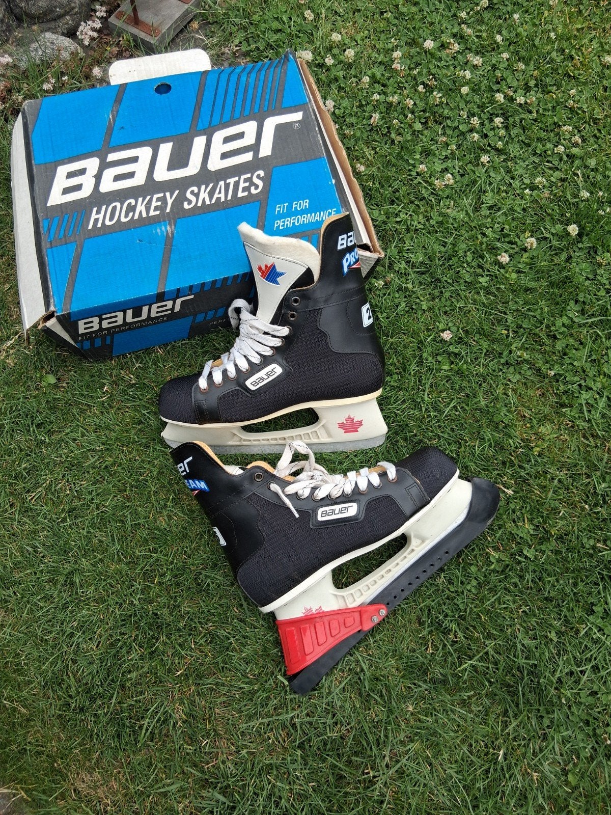 Bauer Pro Team ijs hockeyschaatsen maat 44/45, Ophalen, Gebruikt, IJshockeyschaatsen, Bauer