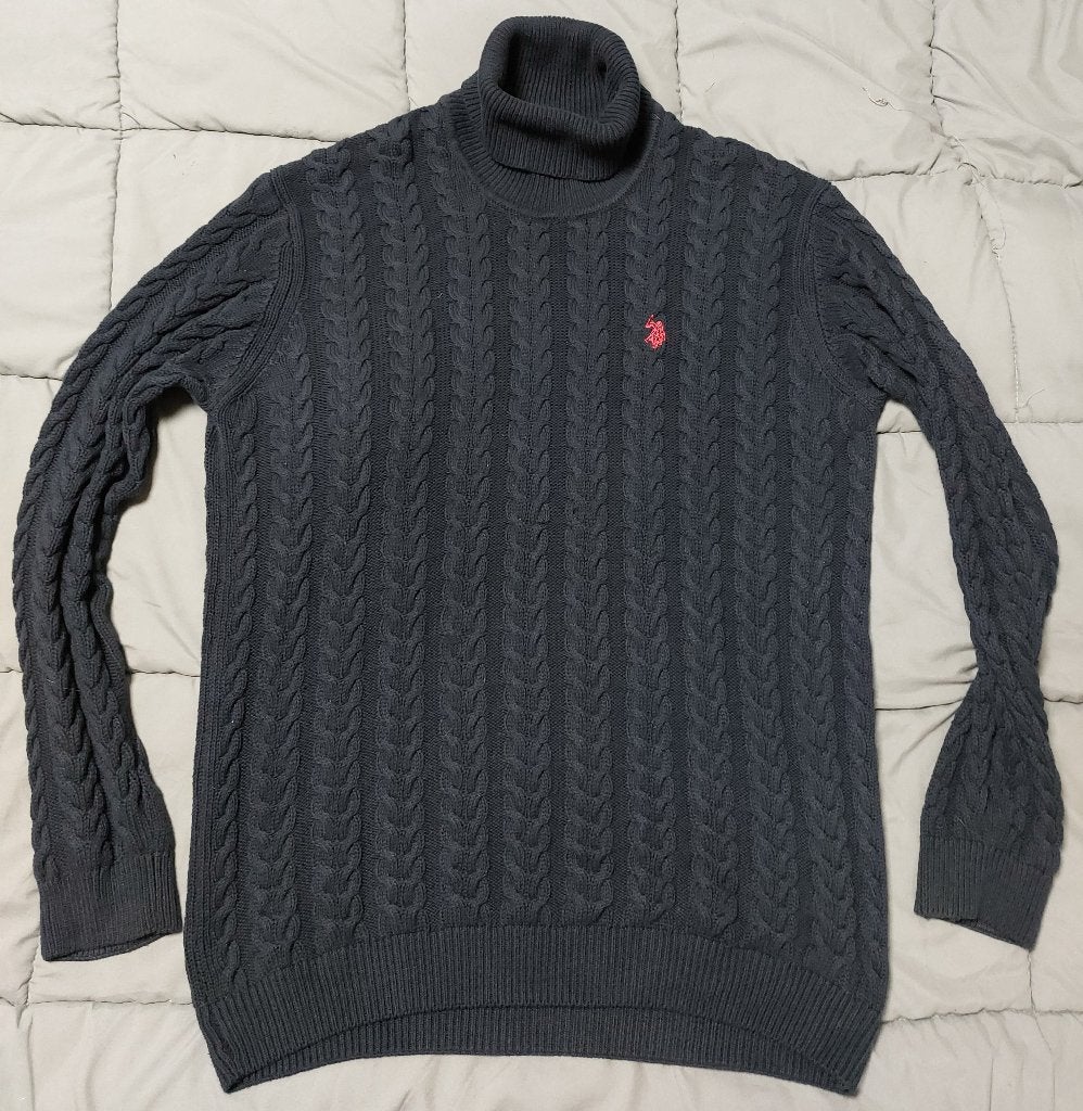 Kabeltrui Coltrui U.S.Polo ASSN Navy blauw XXL (2XL), Ophalen of Verzenden, Gedragen, Overige maten, Blauw