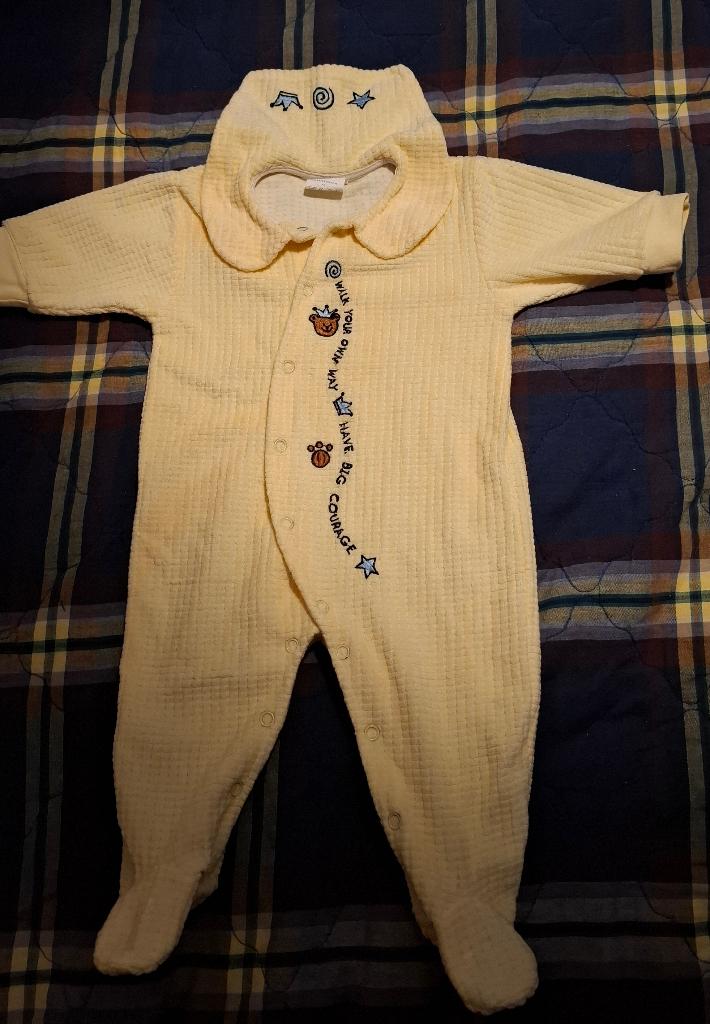 Schattig geel zacht hansopje Mt 56. Matrozen kraagje 10,00, Kinderen en Baby's, Ophalen of Verzenden, Zo goed als nieuw, Jongetje of Meisje