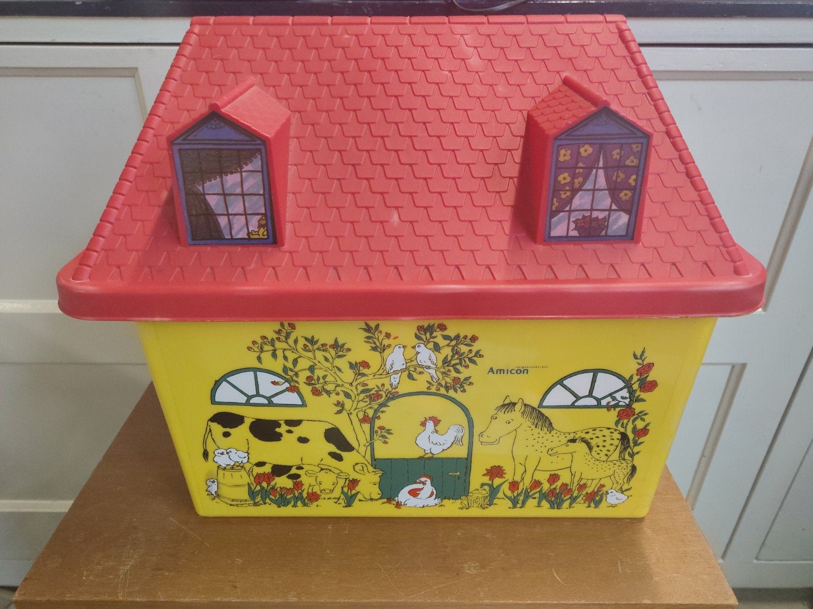 Duplo met gave vintage box, Ophalen, Gebruikt, Duplo, Losse stenen
