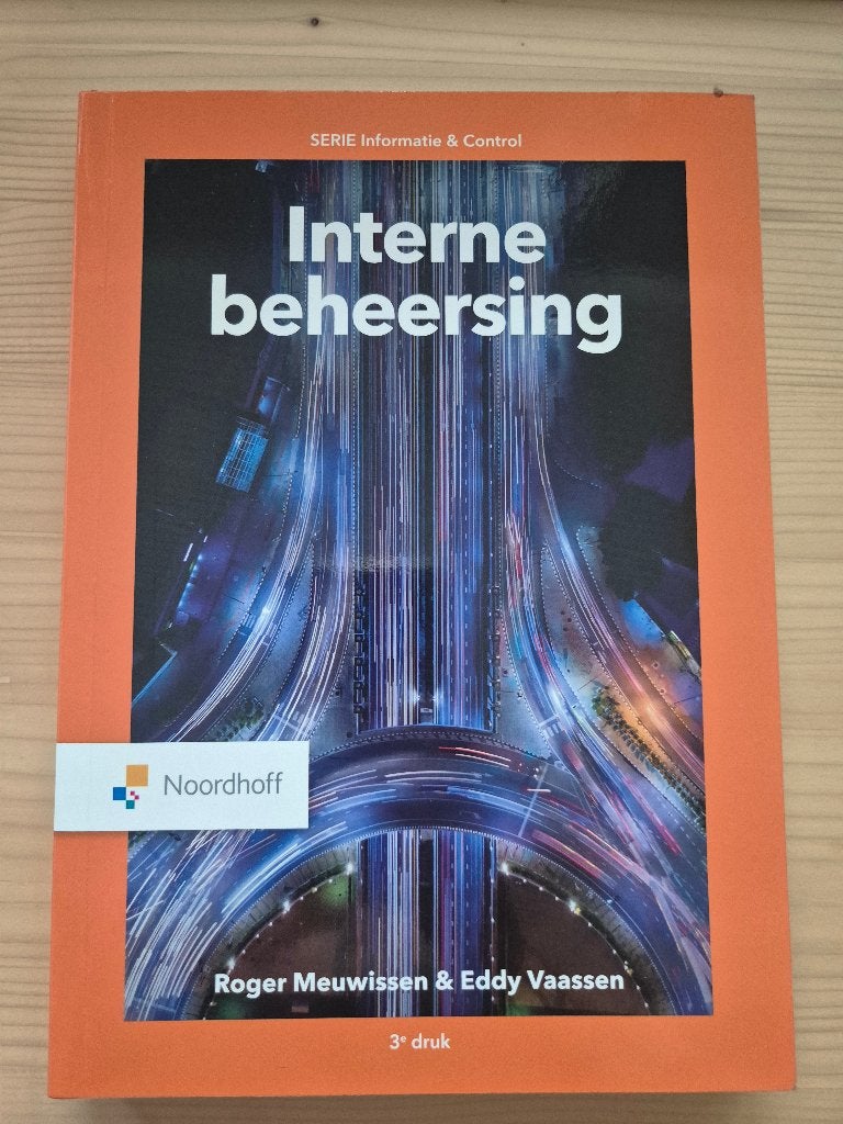 Interne beheersing - Roger Meuwissen - Eddy Vaassen, Boeken, Noordhoff, Niet van toepassing, Ophalen of Verzenden, Zo goed als nieuw
