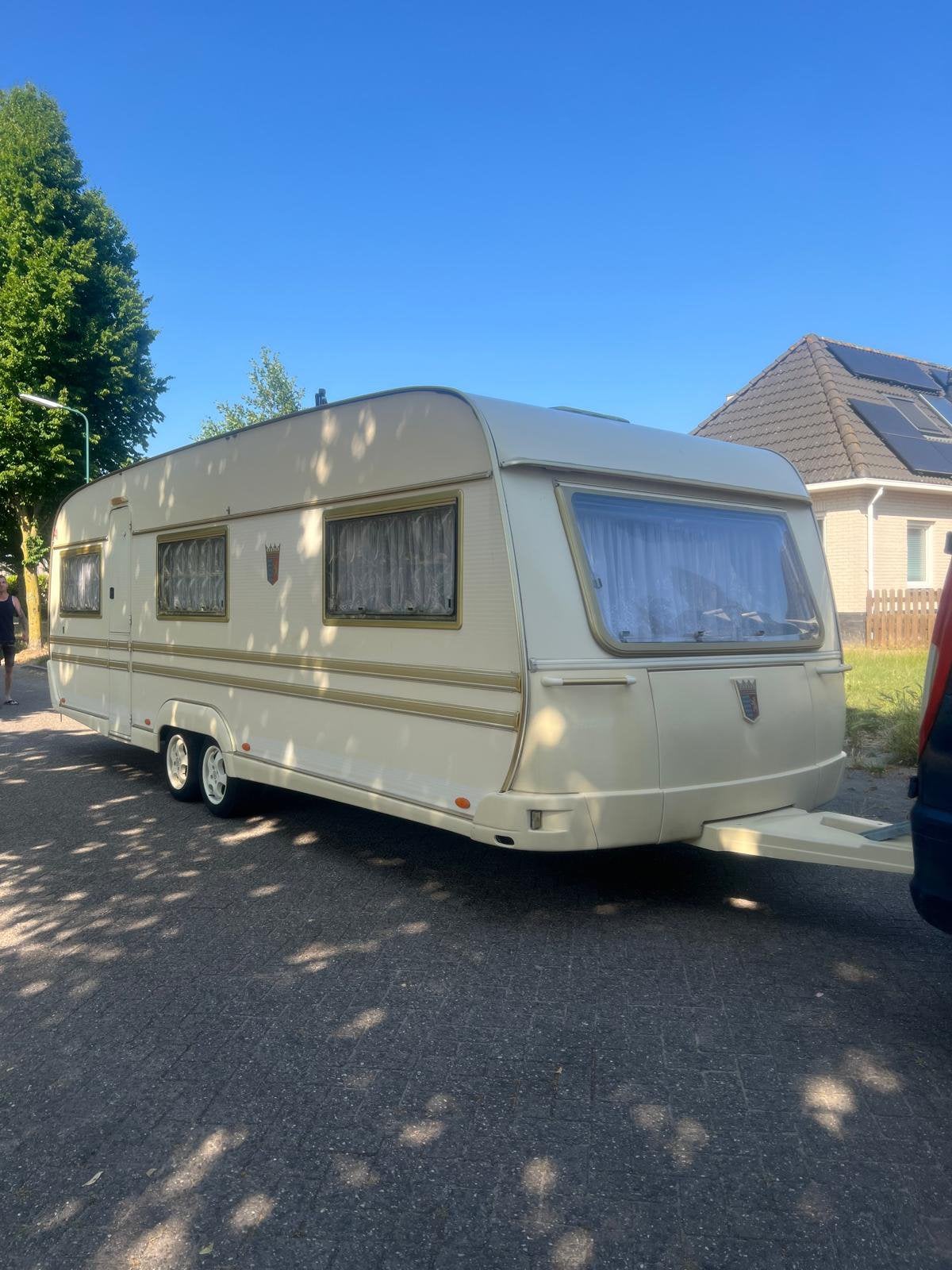Tabbert baronesse 655 2002, Caravans en Kamperen, Caravans, Rondzit, Tabbert, Dwarsbed, Particulier