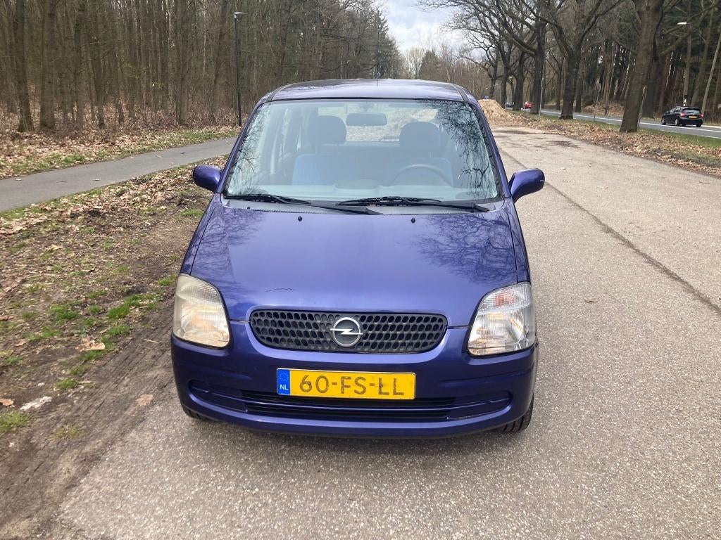 Opel Agila 1.2 I 16V 2000 Blauw, Ophalen, Gebruikt, Opel