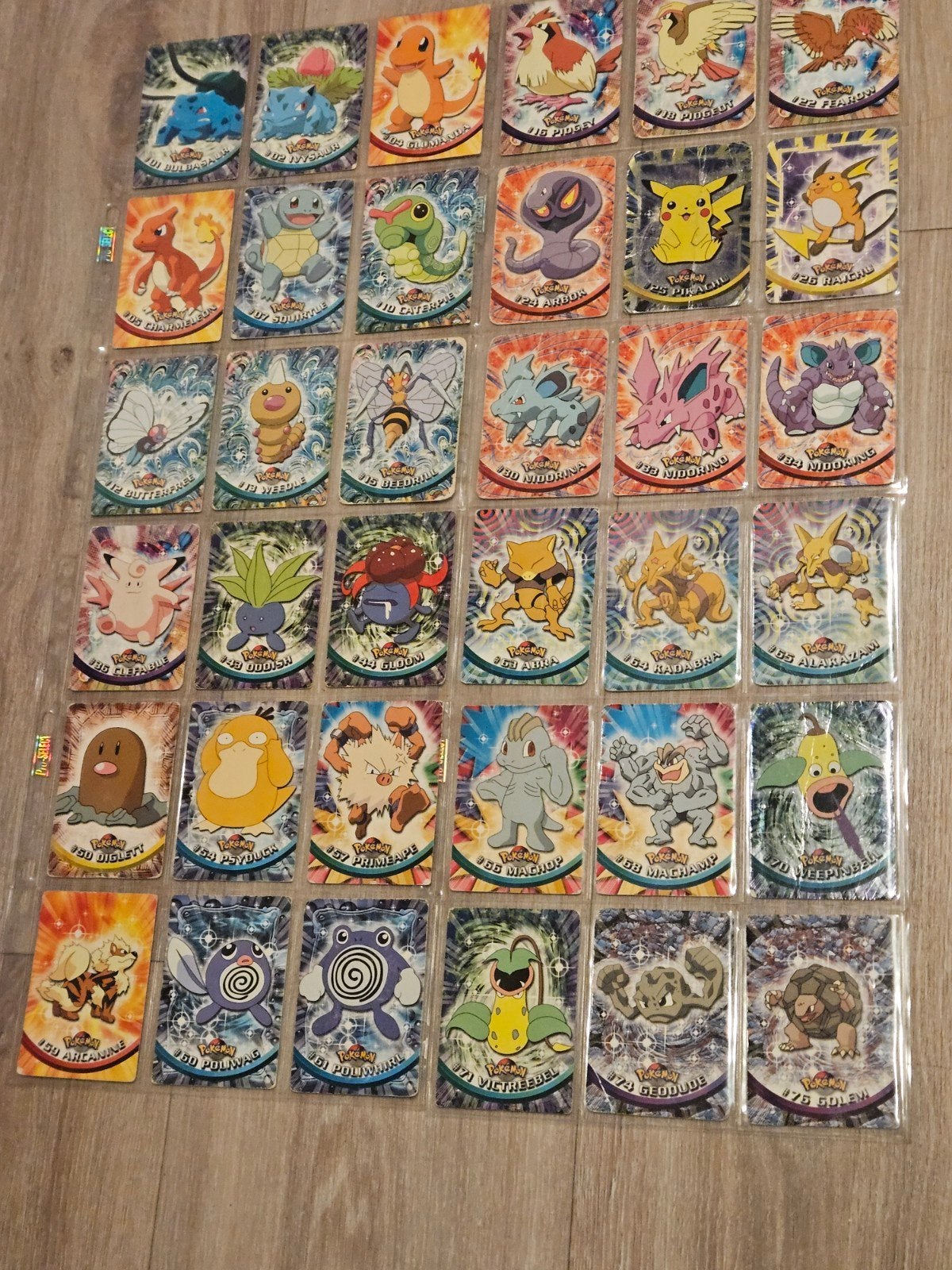 Pokémon Topps Serie 1, Verzenden, Gebruikt, Meerdere kaarten