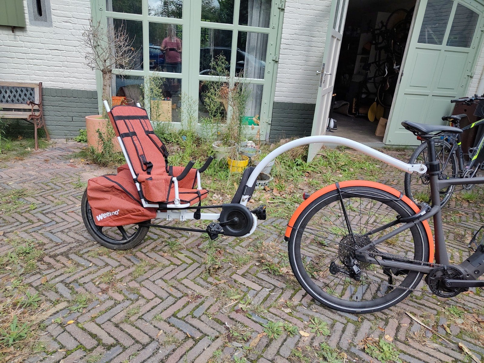 Weehoo Fietskar - Kinderkar voor avontuurlijke ritten, Ophalen, Gebruikt, 20 tot 40 kg, Weehoo