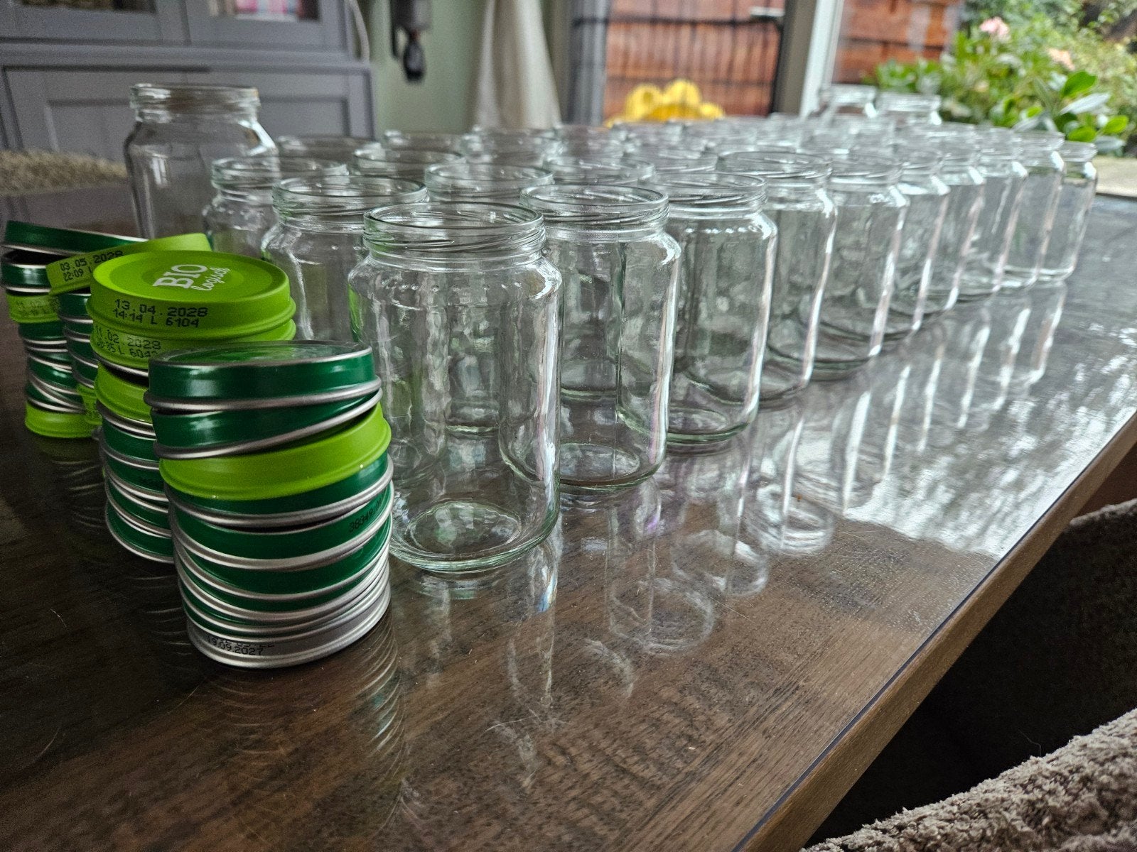 40 Schone glazen potjes zonder etiket, Ophalen of Verzenden, Zo goed als nieuw
