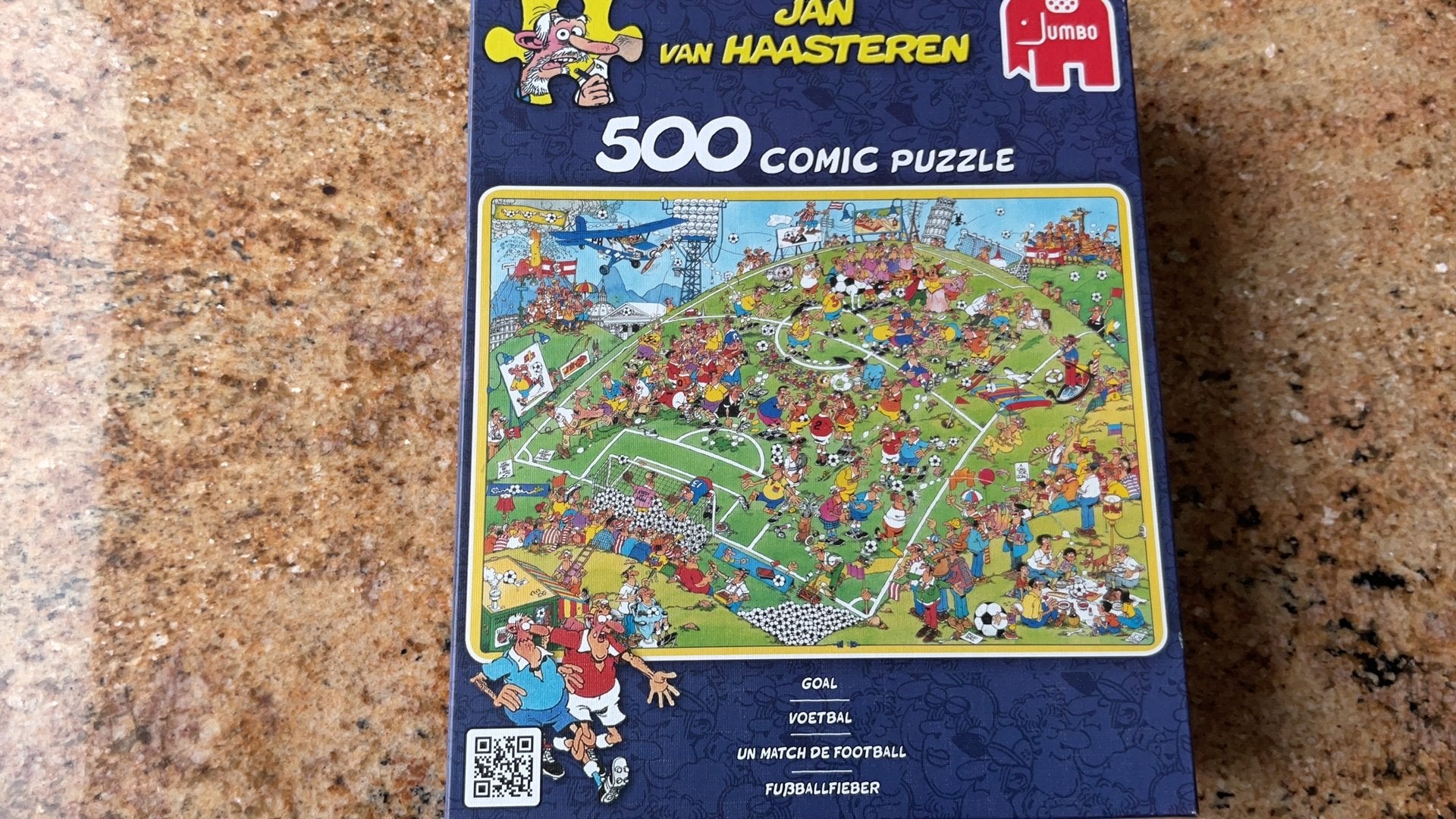 Jan van Haasteren, 500 stukjes, voetbal, Ophalen, 500 t/m 1500 stukjes, Zo goed als nieuw