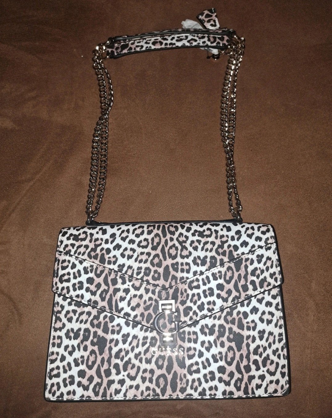 Guess handtas met luipaardprint, Ophalen of Verzenden, Nieuw, Handtas