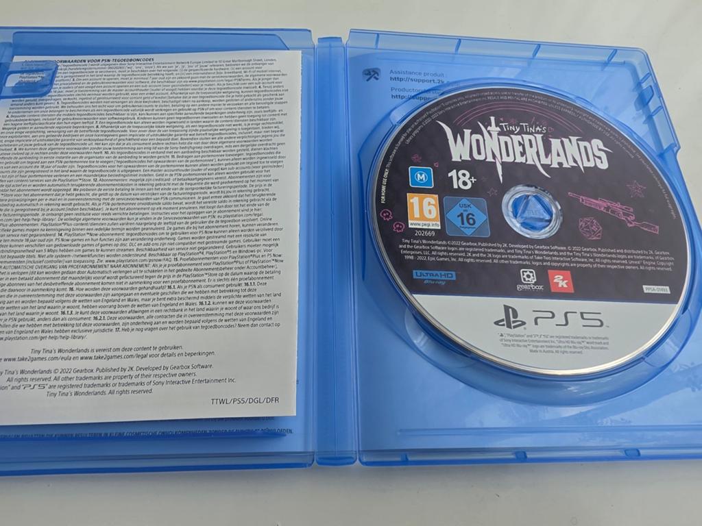 Tiny Tina's Wonderlands voor Playstation 5 Lees Goed Aub, Gearbox Software EU, Ophalen of Verzenden, Zo goed als nieuw, Gearbox Software