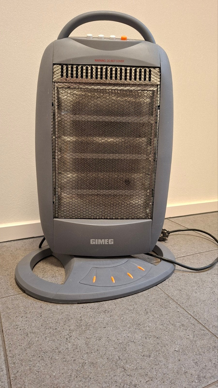 Gimeg Halogeen Kachel GHK-140 - 1200W, Ophalen, 30 tot 80 cm, Gebruikt, Kachel