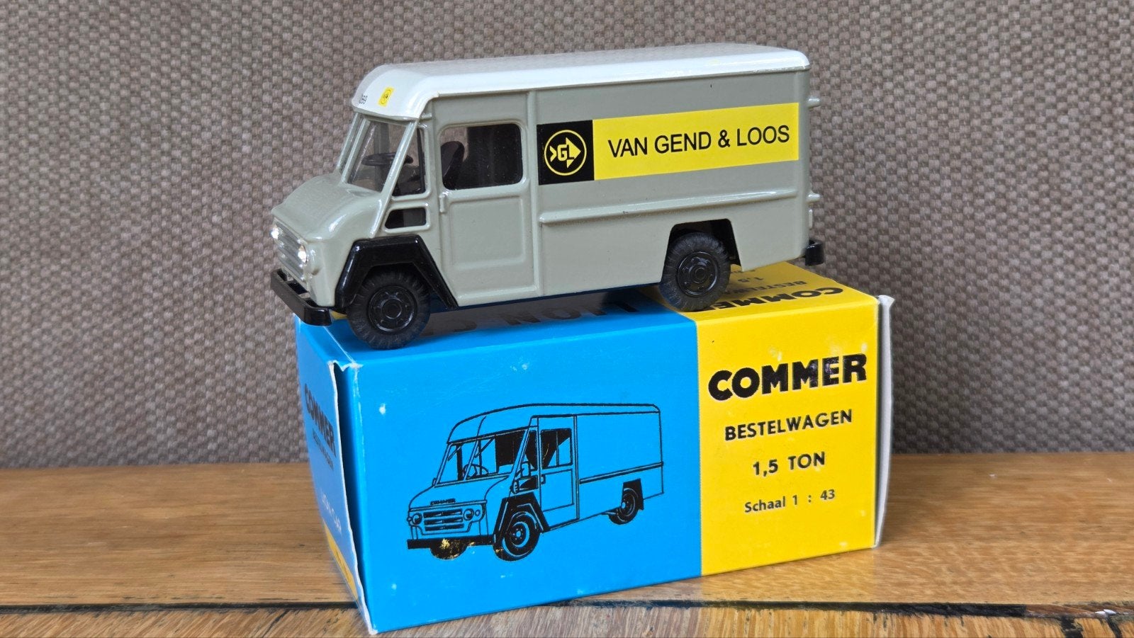 Lion Car Commer Van Gend & Loos 49 modelauto, Hobby en Vrije tijd, Modelauto's | 1:43, Ophalen of Verzenden, Zo goed als nieuw
