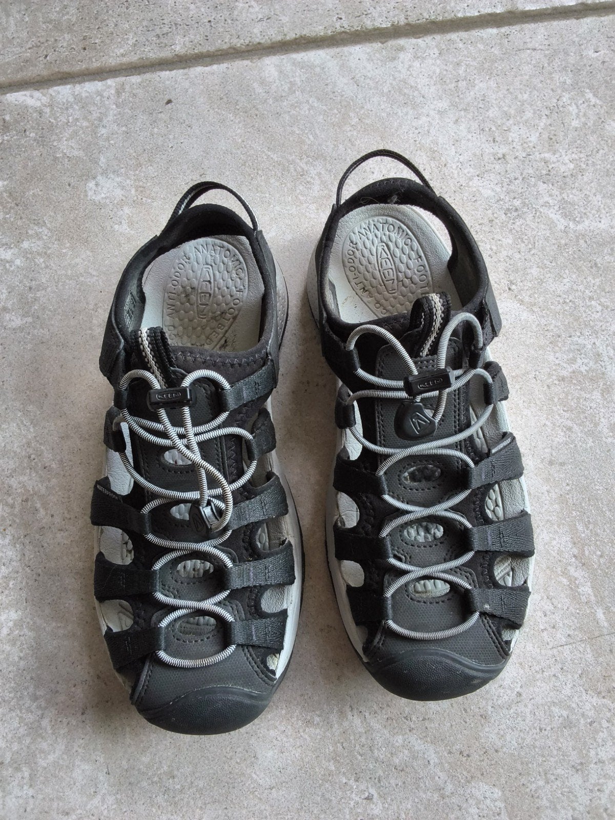 Keen zwarte sandalen 39, Keen, Zwart, Zo goed als nieuw, Sandalen of Muiltjes
