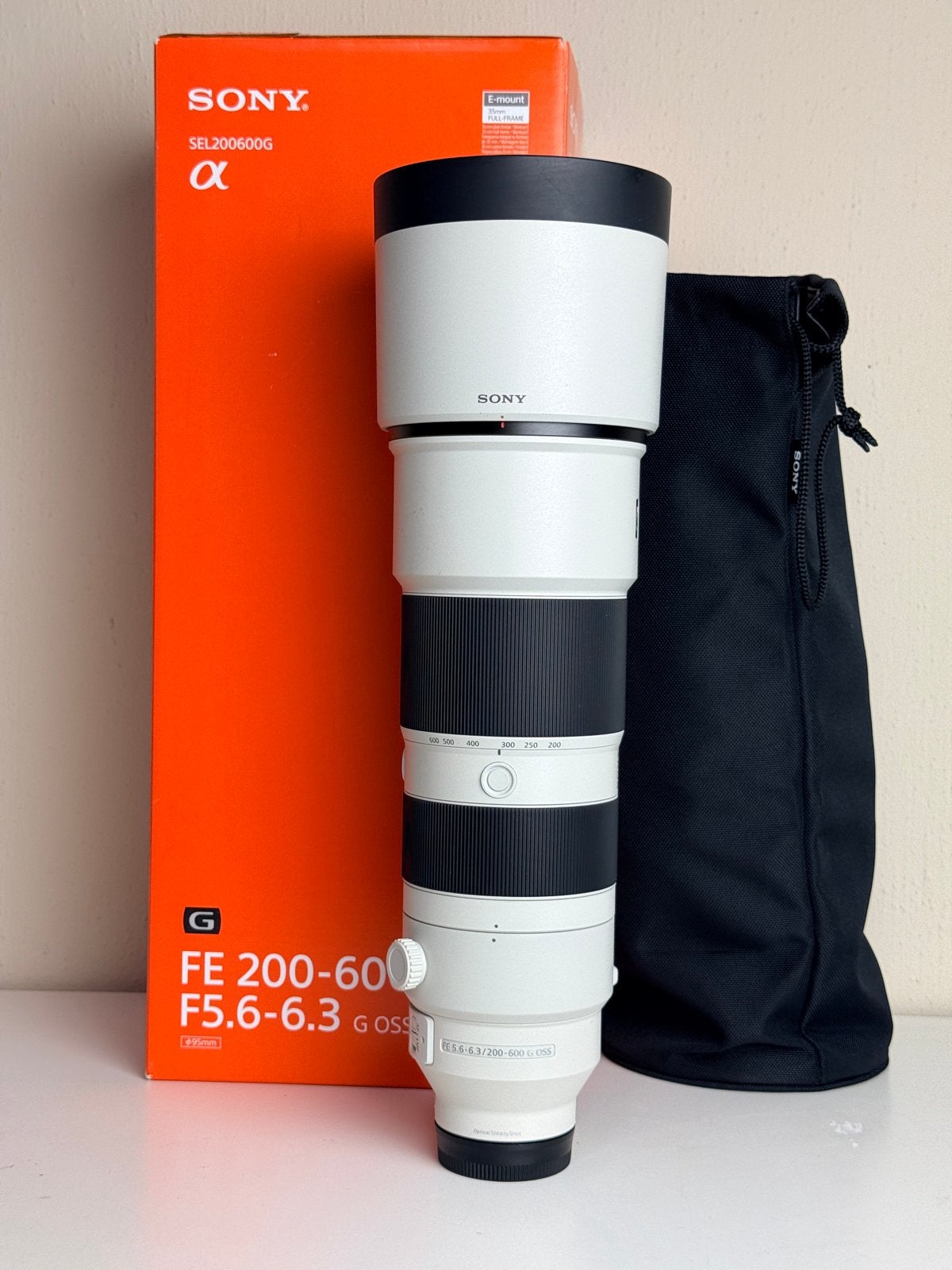 Sony FE 200-600mm F5.6-6.3 G OSS | Topstaat | Compleet, Sony E-mount, Sony, Autofocus, Zo goed als nieuw