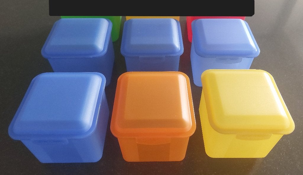 Klickbox / Opbergbox / Opbergdoos / Voorraaddoos met deksel, Voorraadpot, Ophalen of Verzenden, Zo goed als nieuw, Kunststof