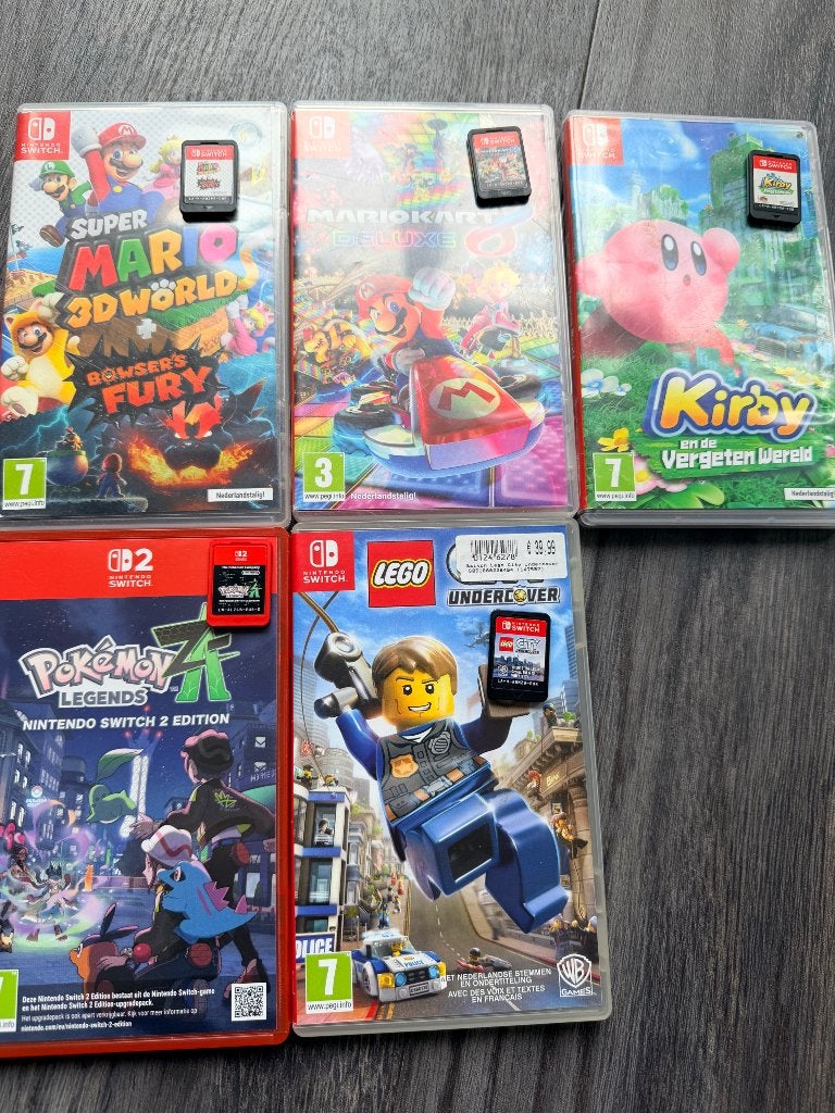 Games voor switch 1 en eentje voor switch 2, Avontuur en Actie, Verzenden, 2 spelers, Zo goed als nieuw